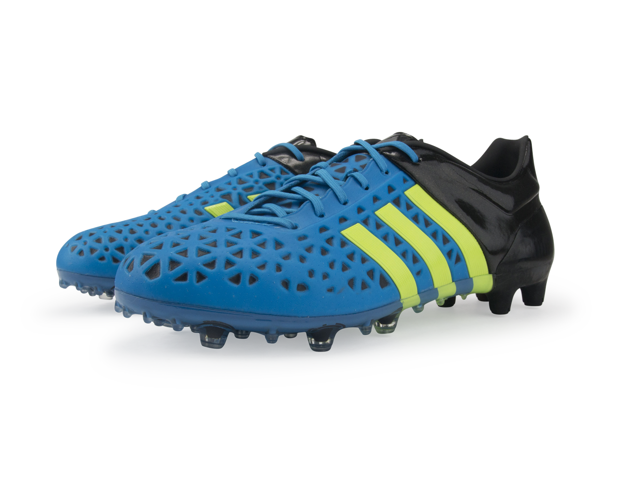 adidas Men's ACE 15.1 FG/AG Solar Blue/Sollar Yellow/Core Black
