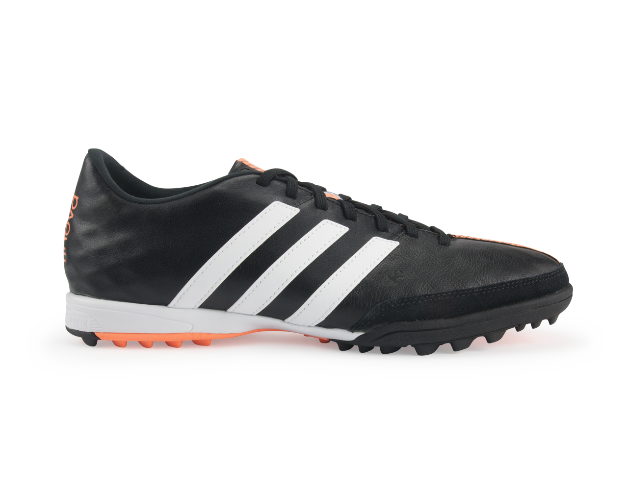 adidas Men's 11Nova Turf Soccer Shoes Core Black/White/Flash Orange