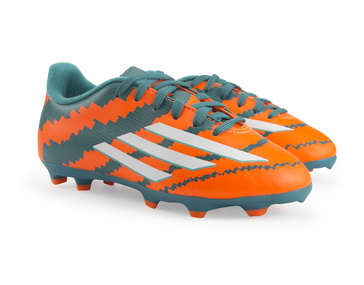 adidas Kids Messi 10.3 FG Power Teal/White/Solar Orange