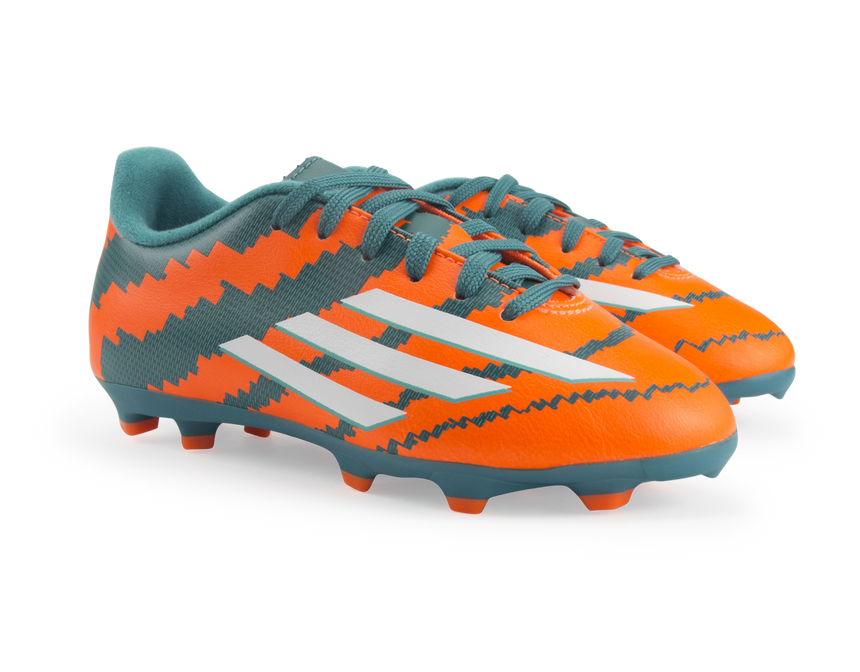 adidas Kids Messi 10.3 FG Power Teal/White/Solar Orange