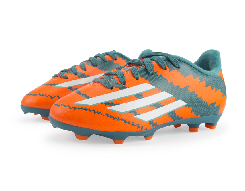 adidas Kids Messi 10.3 FG Power Teal/White/Solar Orange
