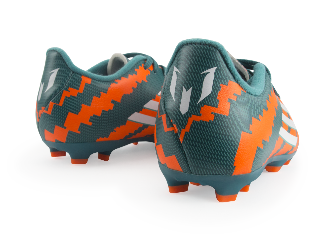 adidas Kids Messi 10.3 FG Power Teal/White/Solar Orange