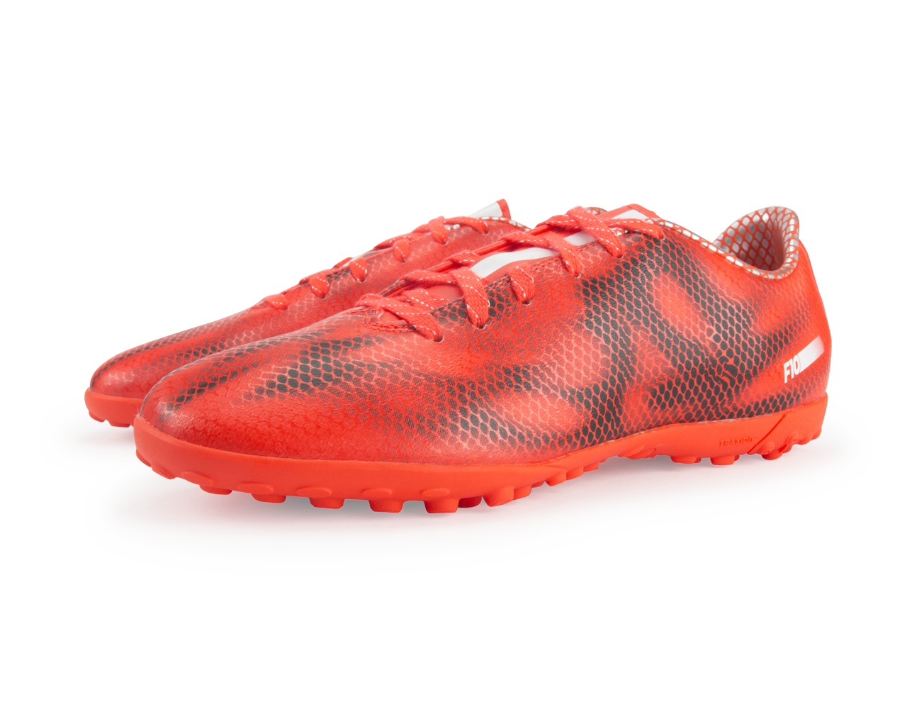 adidas Men's F10 Turf Soccer Shoes Solar Red/White/Core Black