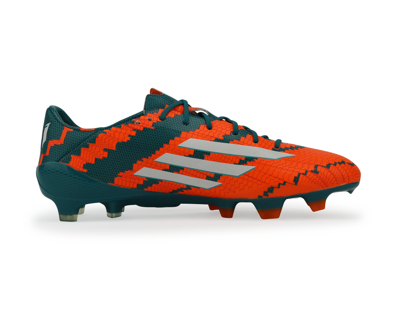 adidas Men's Messi 10.1 FG Power Teal/White/Solar Orange