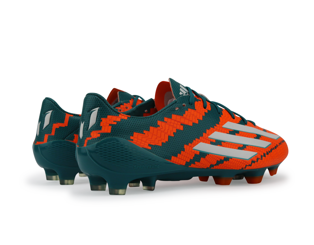adidas Men's Messi 10.1 FG Power Teal/White/Solar Orange