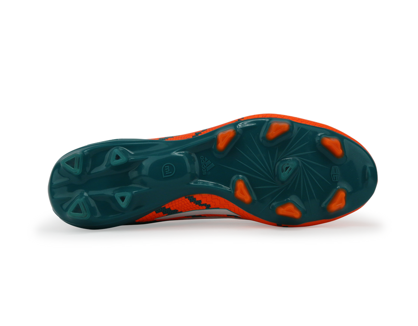adidas Men's Messi 10.1 FG Power Teal/White/Solar Orange