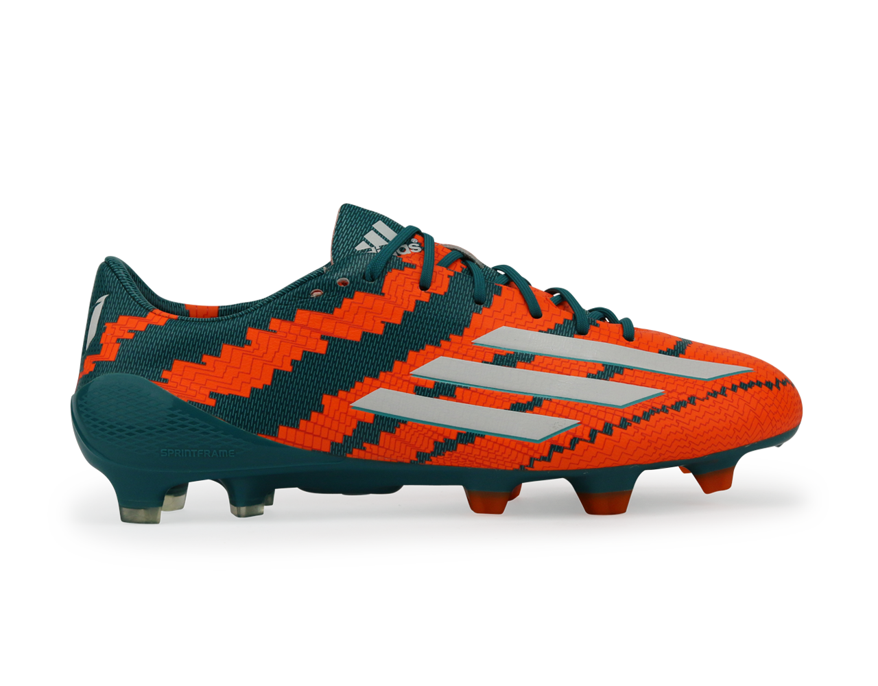 adidas Men's Messi 10.1 FG Power Teal/White/Solar Orange