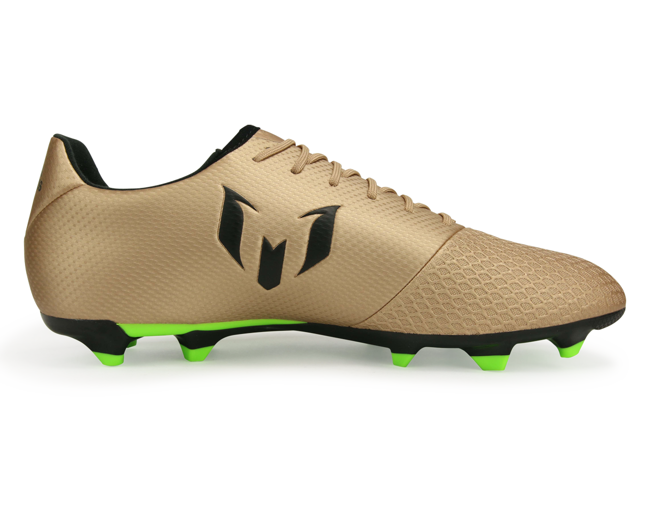 adidas Men's Messi 16.3 FG Copper Metallic/Core Black/Solar Green