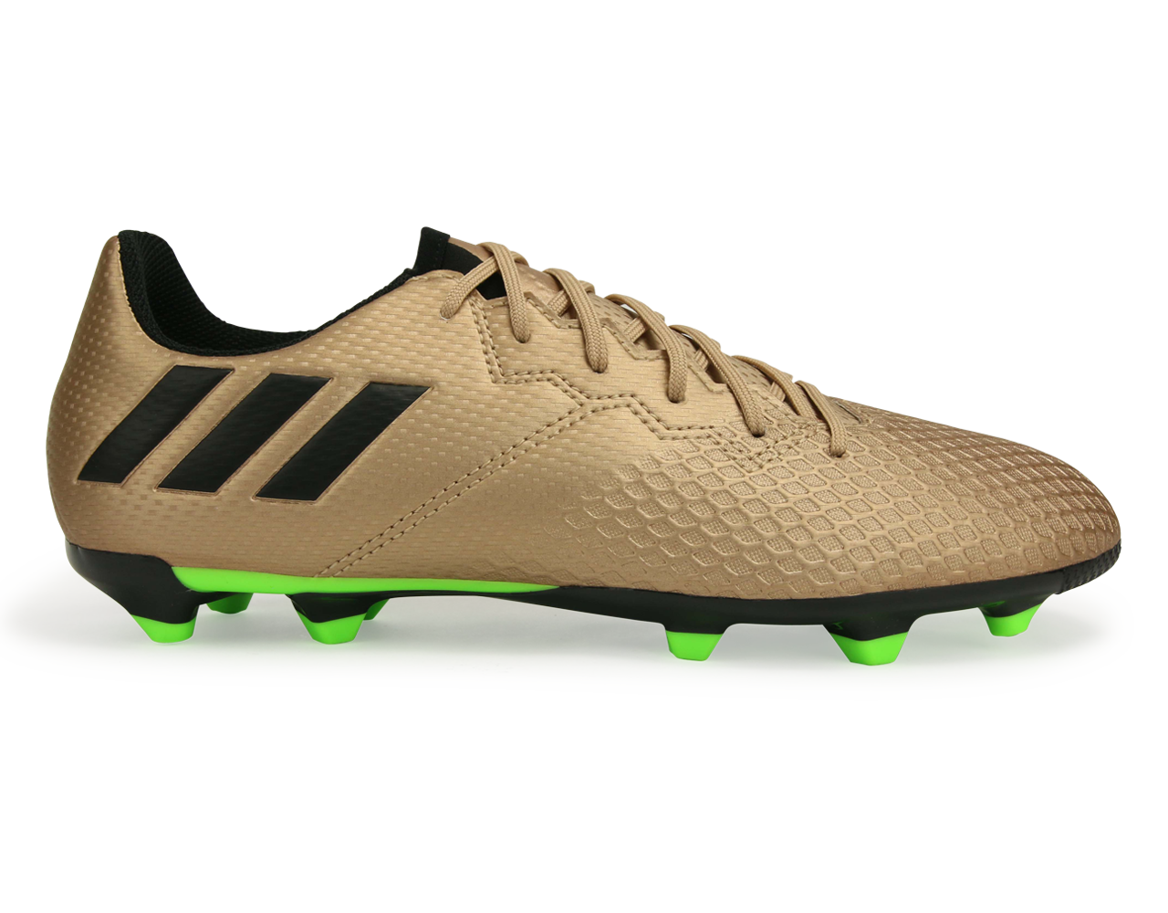 adidas Kids Messi 16.3 FG Copper Metallic/Core Black/Solar Green