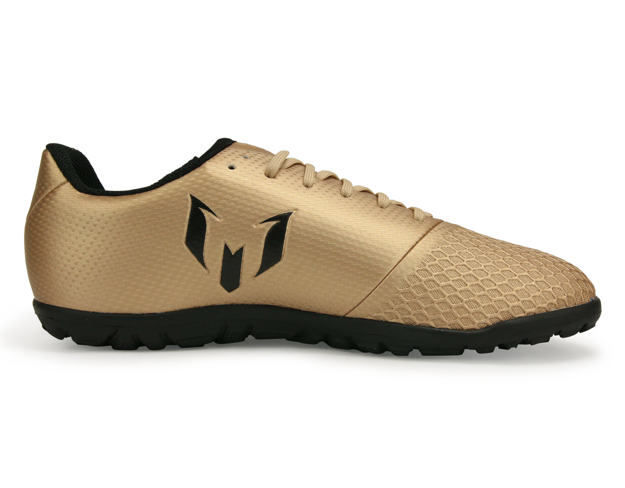 adidas Kids Messi 16.3 Turf Soccer Shoes Copper Metallic/Core Black/Solar Green