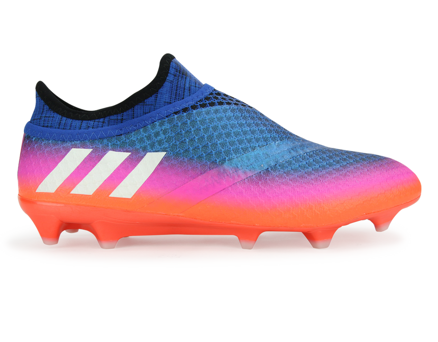 adidas Men's Messi 16+ Pureagility FG Blue/White/Solar Orange