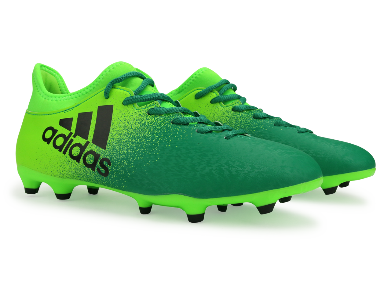 adidas Men's X 16.3 FG Solar Green/Core Black/Core Green