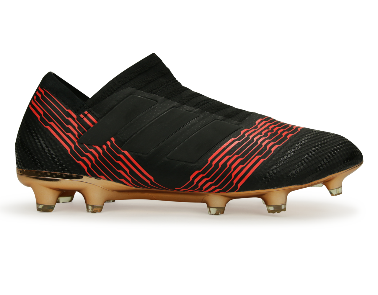 adidas Men's Nemeziz 17+ FG Core Black/Solar Red