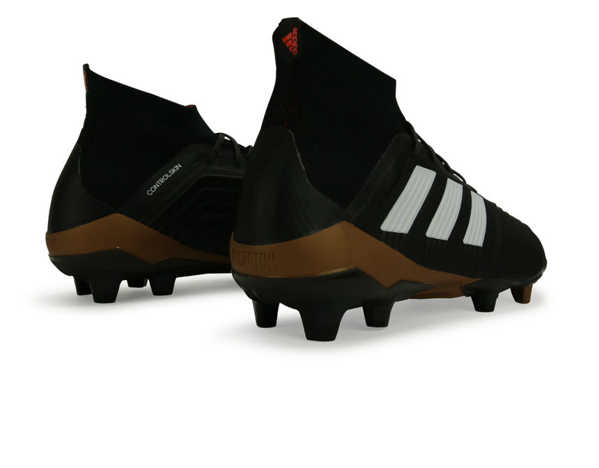 adidas Men's Predator 18.1 FG Core Black/White