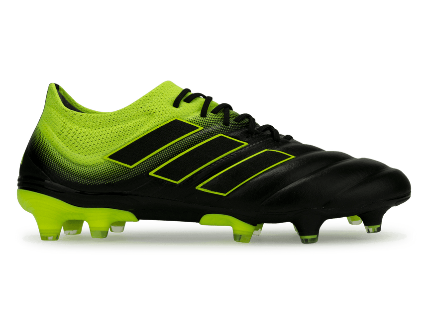 adidas Men's Copa 19.1 FG Off Black/Solar Yellow