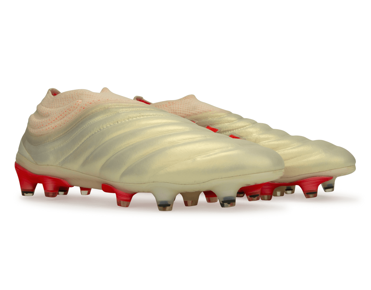 adidas Men's Copa 19+ FG Off White/Solar Red