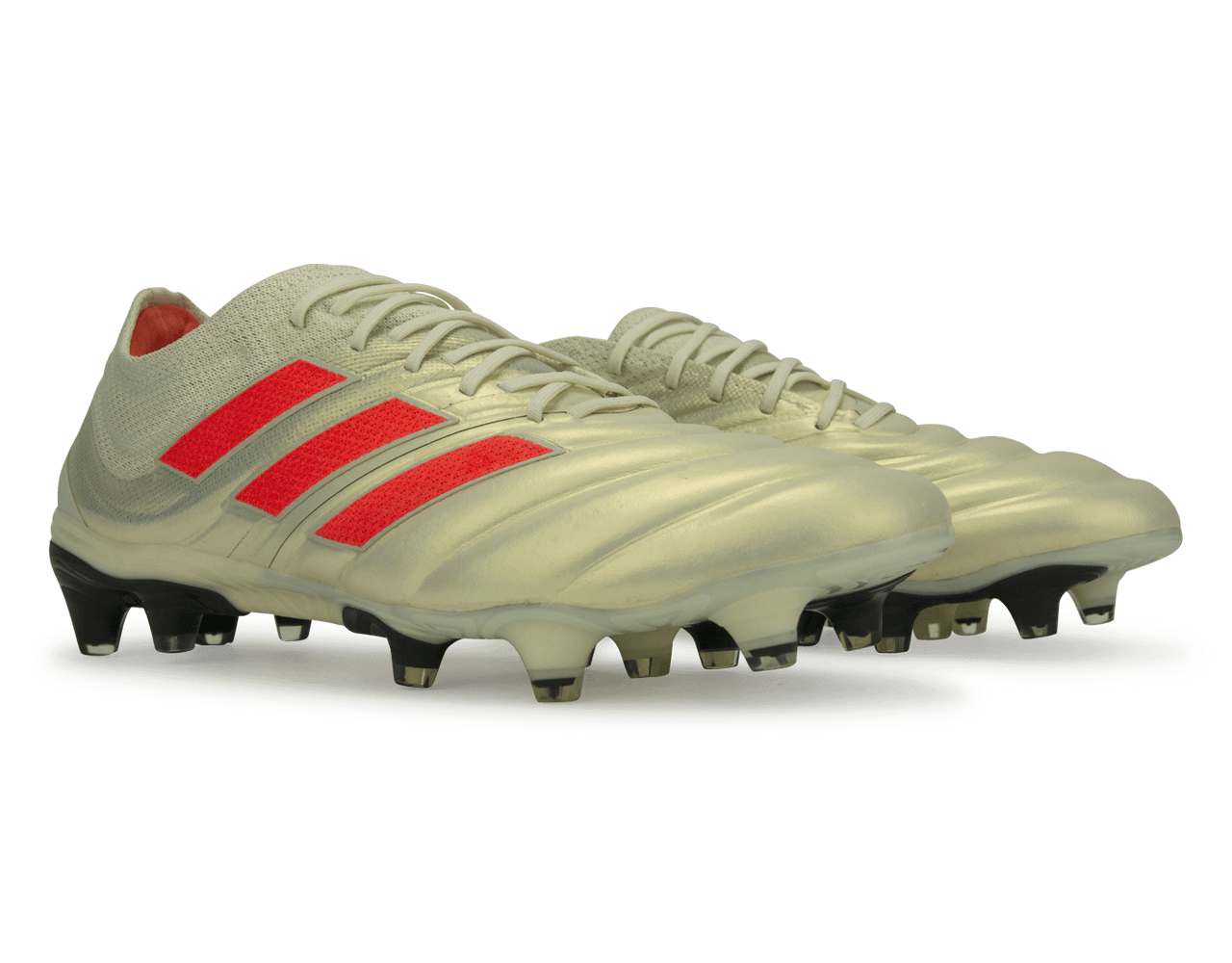 adidas Men's Copa 19.1 FG Off White/Solar Red/Core Black