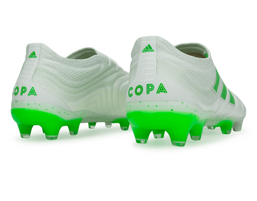adidas Men's Copa 19.1 FG Cloud White/Solar Lime