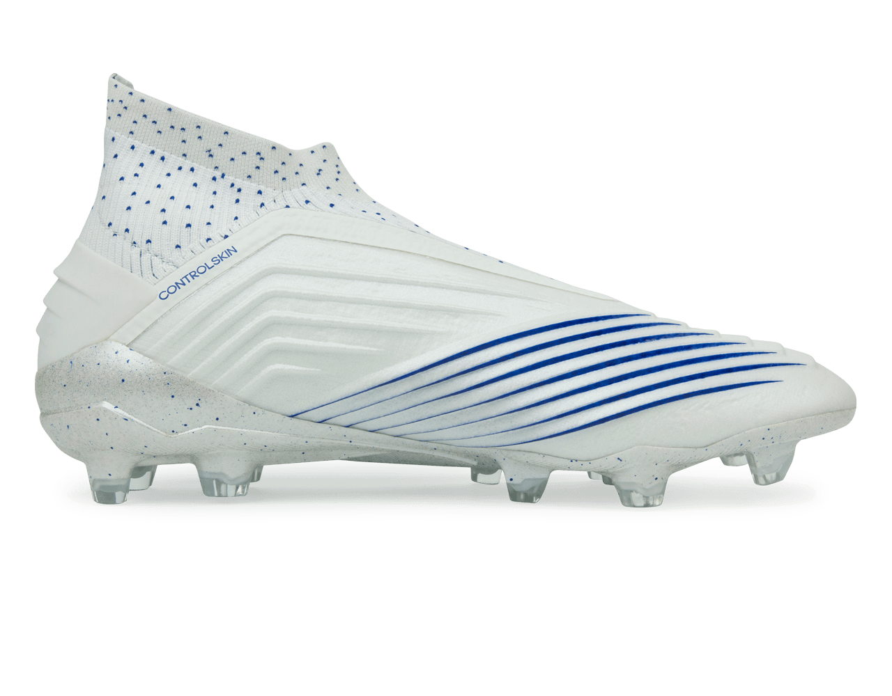 adidas Men's Predator 19+ FG White/Bold Blue