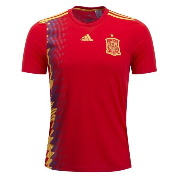 adidas Kids Spain 18/19 Home Jersey Red/Bold Gold