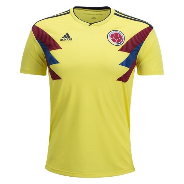 adidas Kids Colombia  18/19  Home Jersey Bold Yellow/Colligate Navy