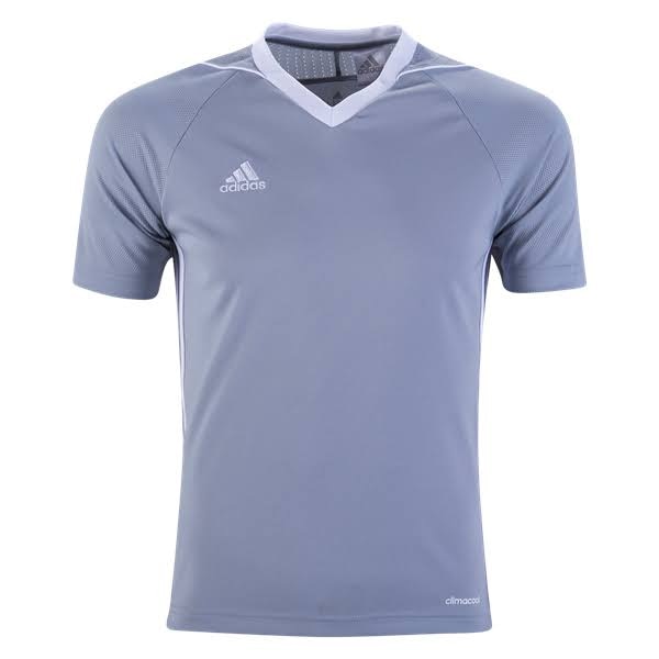 adidas Men's Tiro 17 Jersey Light Grey/White