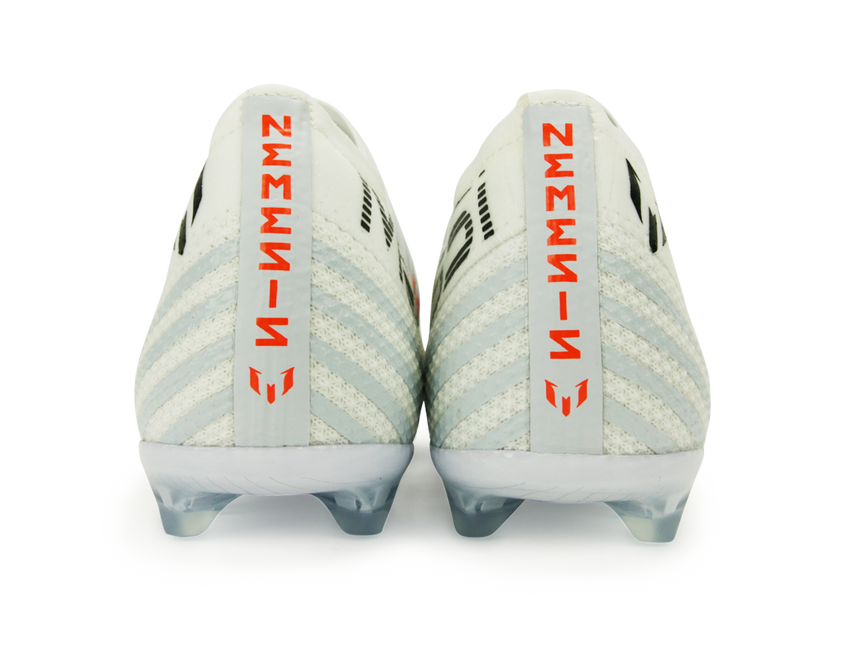 adidas Kids Nemeziz Messi 17+ FG White/Solar Orange/Clear Grey