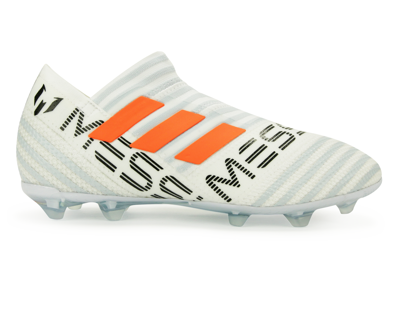 adidas Kids Nemeziz Messi 17+ FG White/Solar Orange/Clear Grey