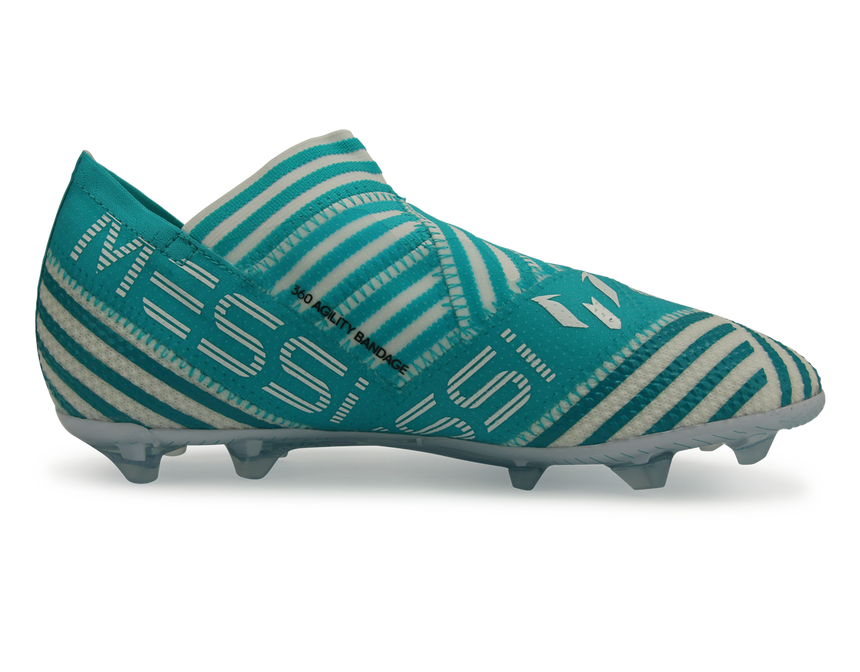 adidas Kids Nemeziz Messi 17+ FG White/Legend Ink/Energy Blue