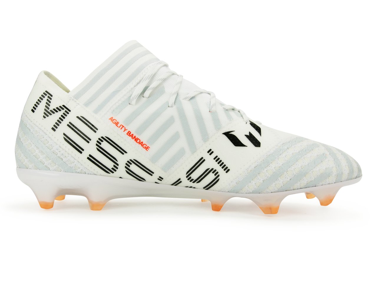 adidas Men's Nemeziz Messi 17.1 FG White/Solar Orange/Clear Grey