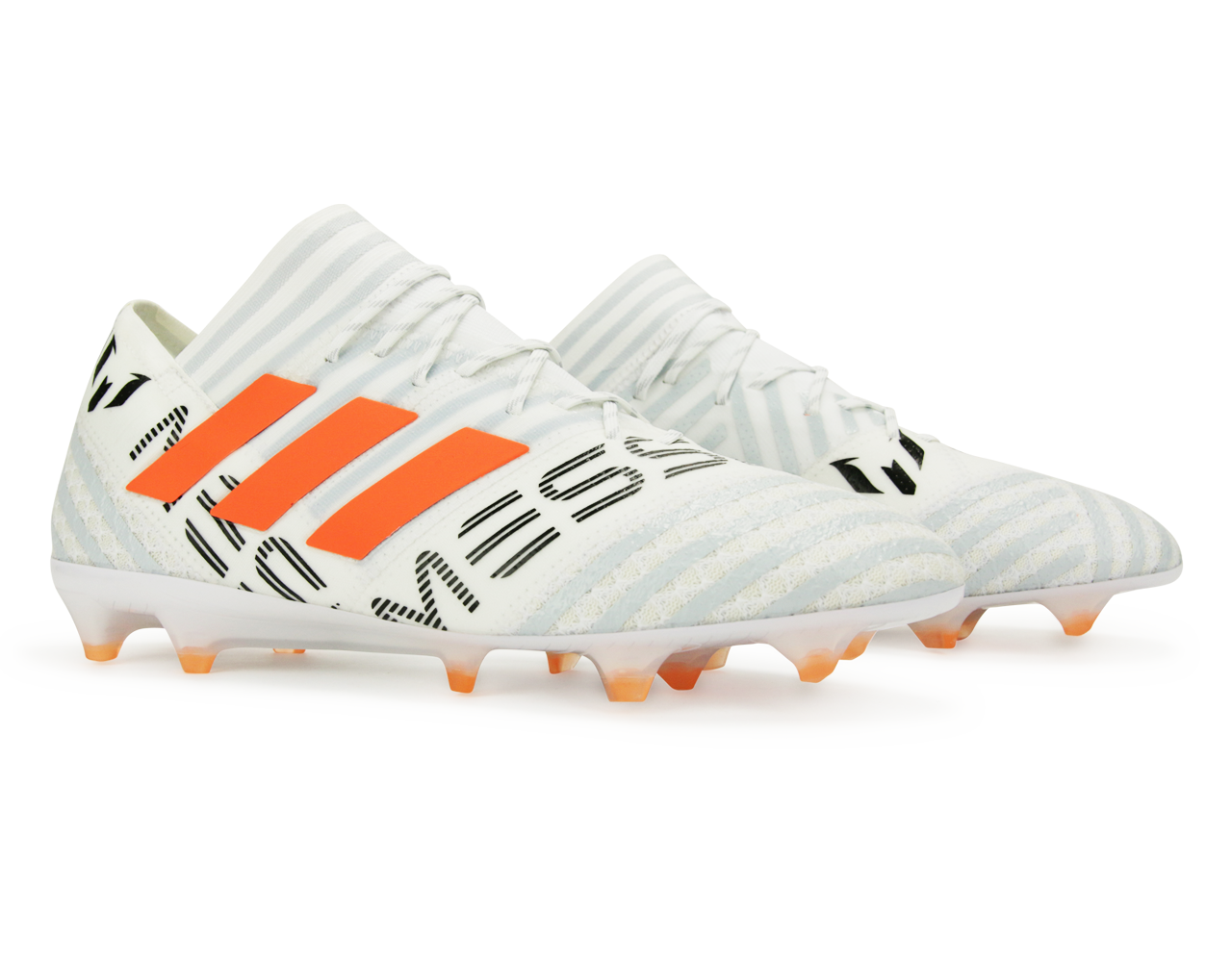 adidas Men's Nemeziz Messi 17.1 FG White/Solar Orange/Clear Grey