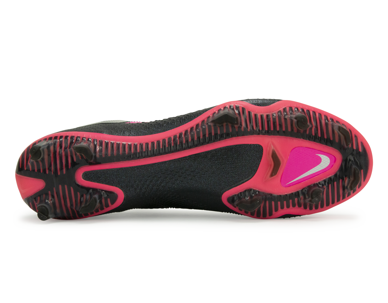 Nike Men's Phantom GT Elite FG Black/Pink Blast/Metallic Silver