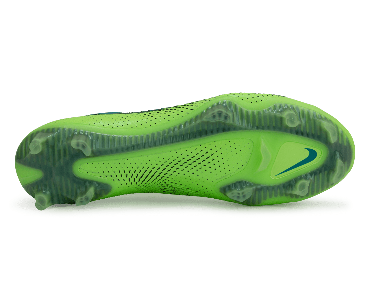 Nike Men's Phantom GT Elite FG Lime/Blue Soleplate