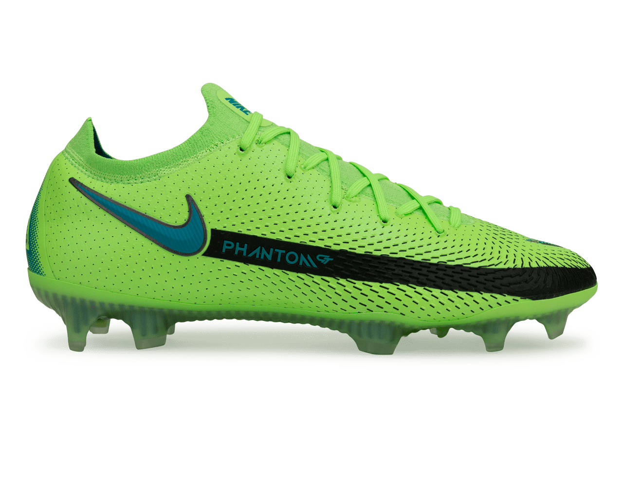 Nike Men's Phantom GT Elite FG Lime/Blue Front