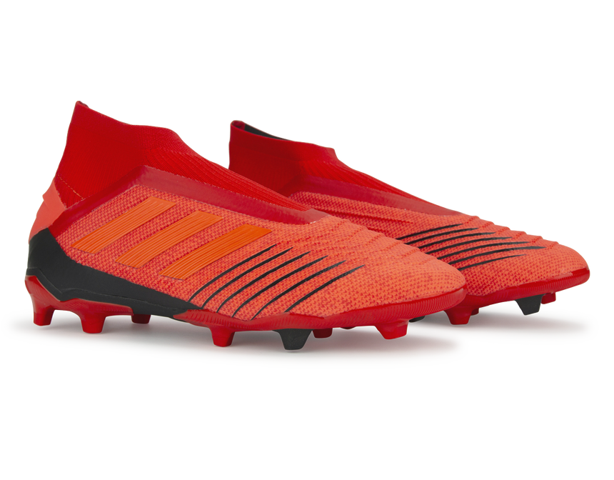 adidas Kids Predator 19+ FG Active Red/Solar Red