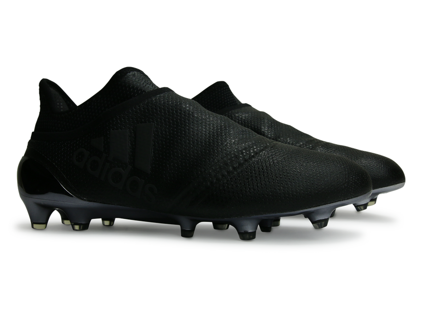 adidas Men's X 17+ FG Core Black/Super Cyan