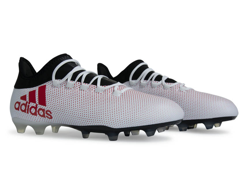 adidas Men's X 17.2 FG White/Real Coral/Core Black