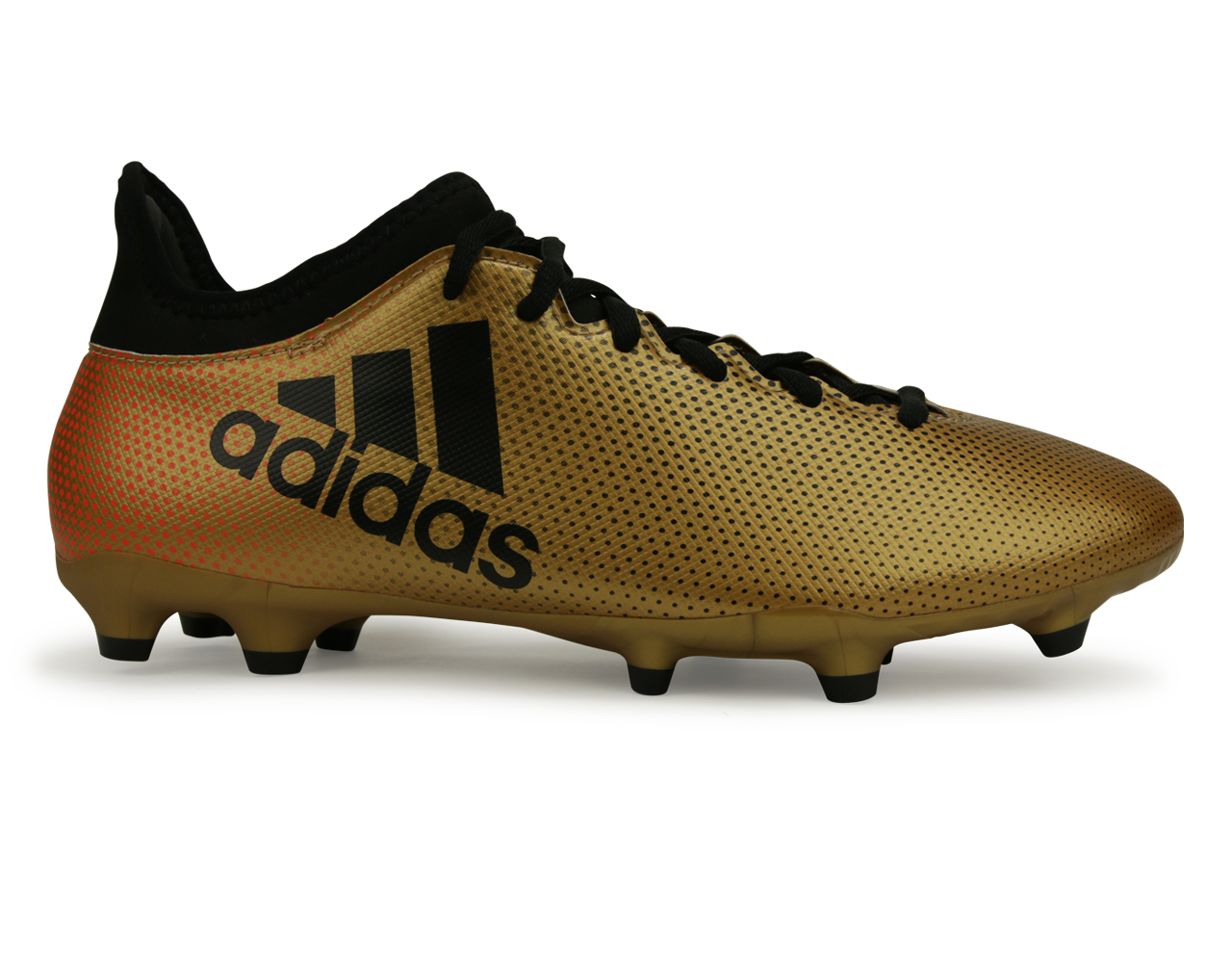 adidas Men's X 17.3 FG Tactile Gold Metallic/Core Black/Solar Red