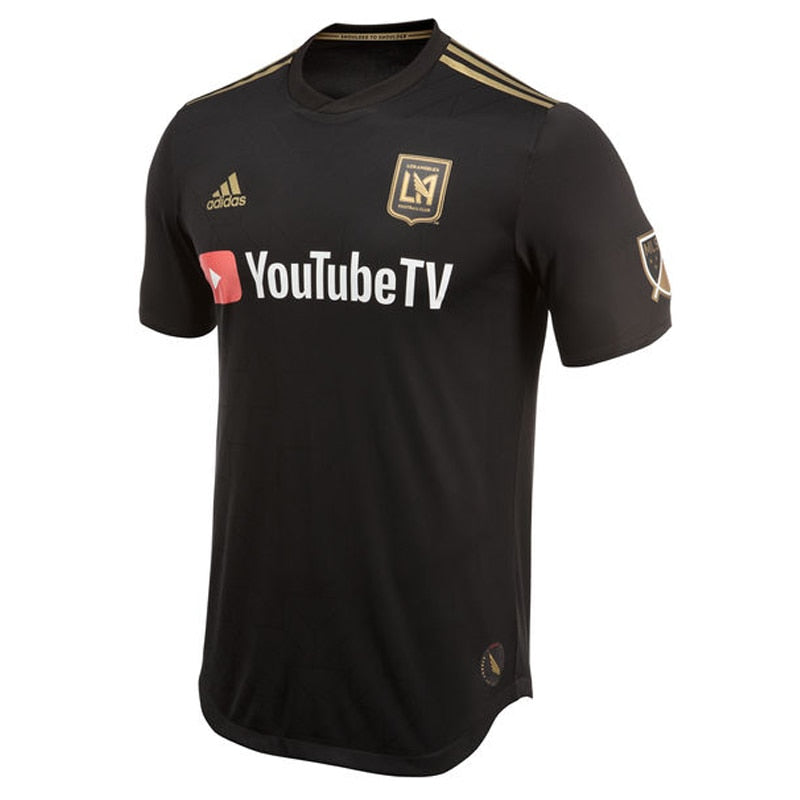 adidas Men's LAFC 18/19 Authentic Home Jersey Black/Gold