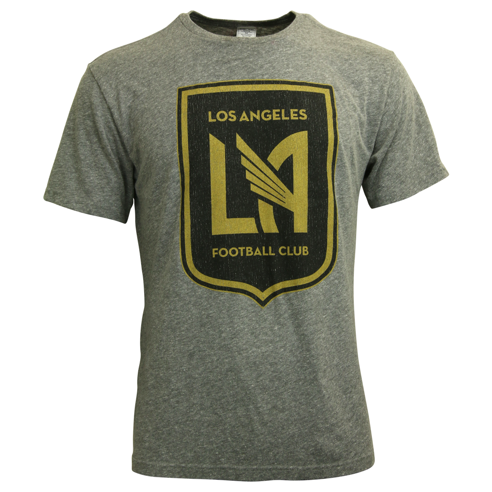 adidas Men's LAFC 18/19 Tri Blend Tee Grey/Black/Gold
