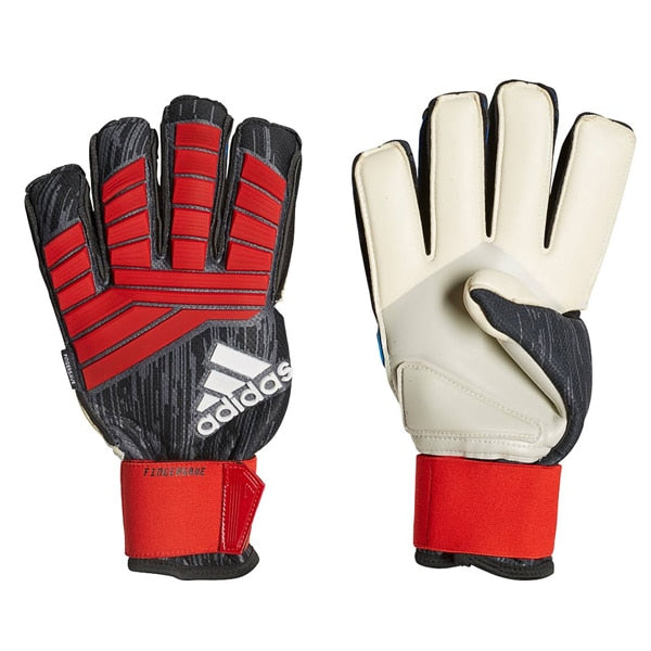 adidas Men's Predator Pro Fingersave Goalkeeper Gloves Black/Red/White