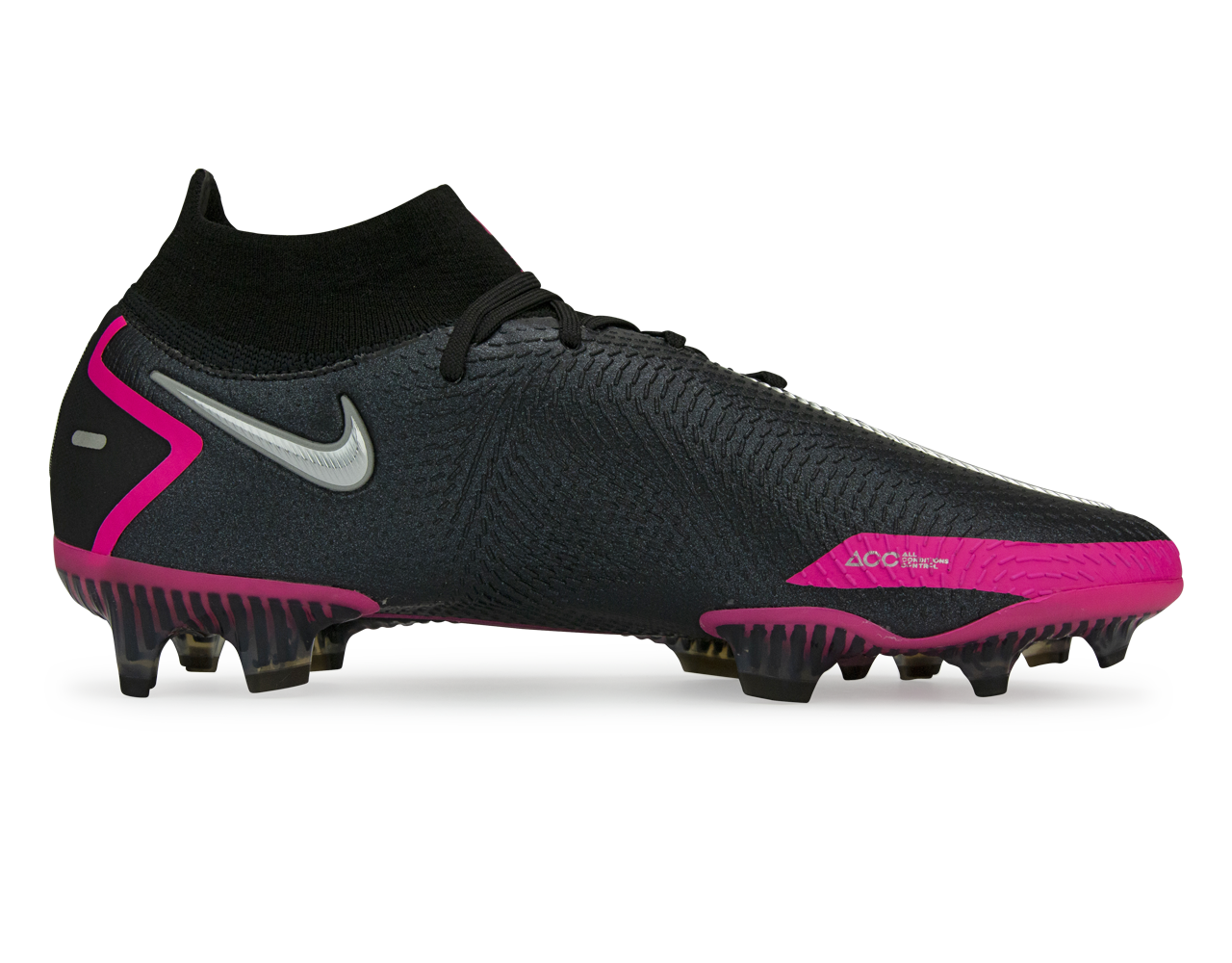 Nike Men's Phantom GT DF Elite FG Black/Pink Blast