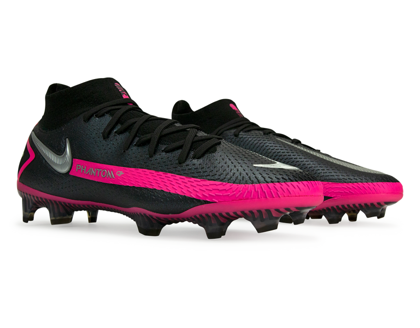 Nike Men's Phantom GT DF Elite FG Black/Pink Blast