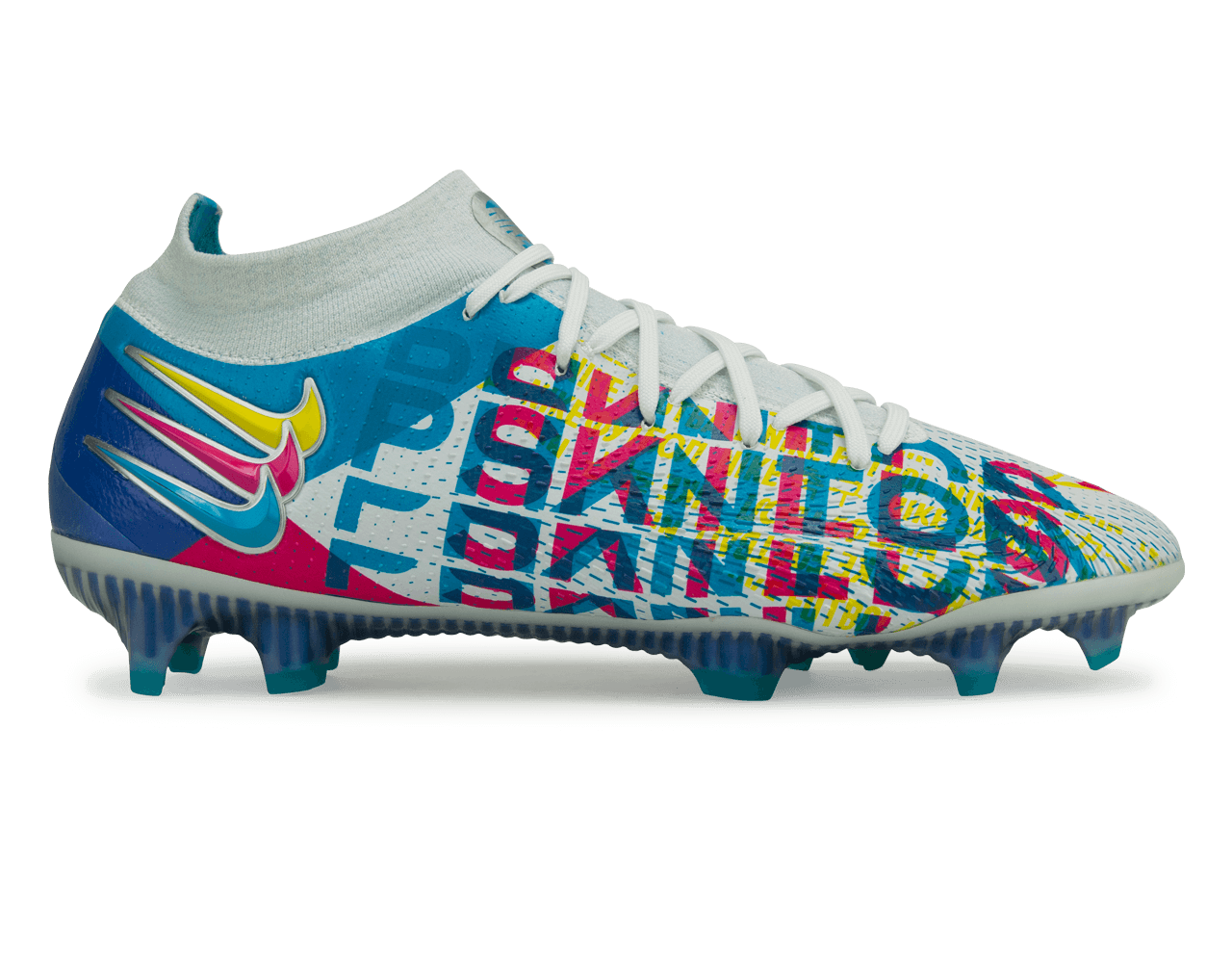 Nike Men's Phantom GT Elite 3D FG Blue/Pink Front