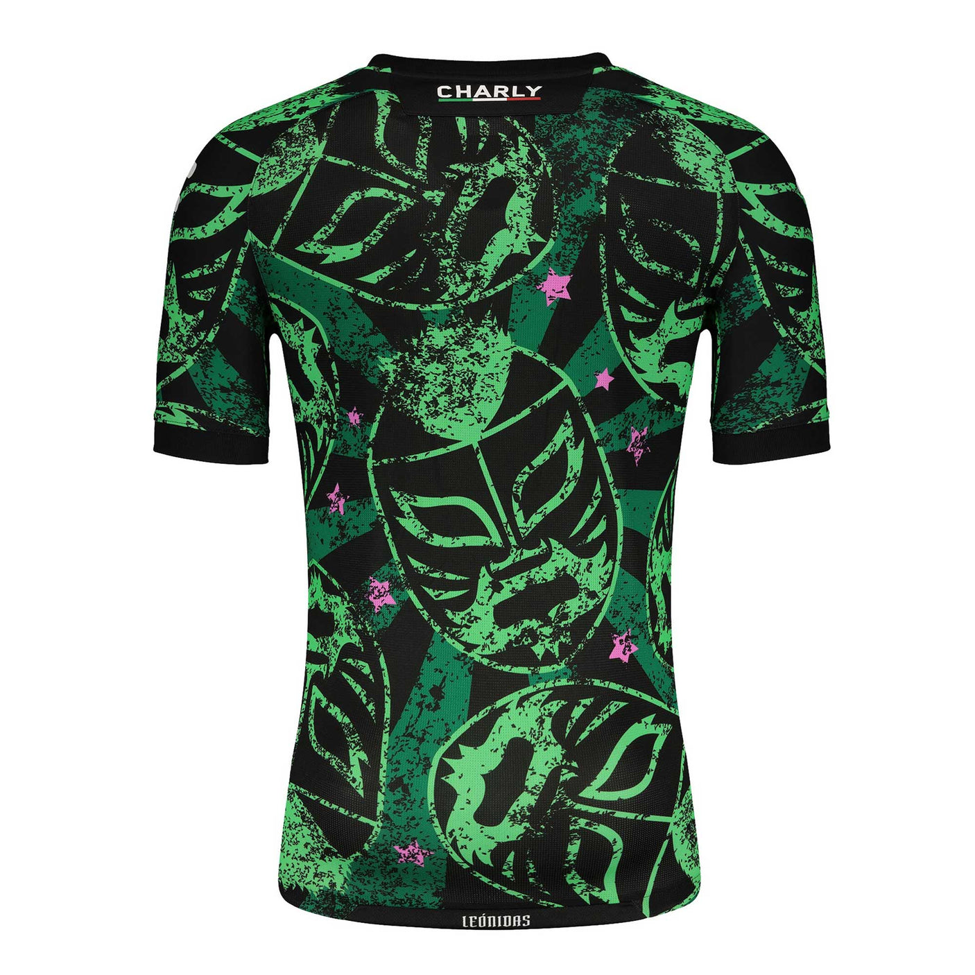 Charly Men's León Jersey Luchador 2021/22 Green/Black back