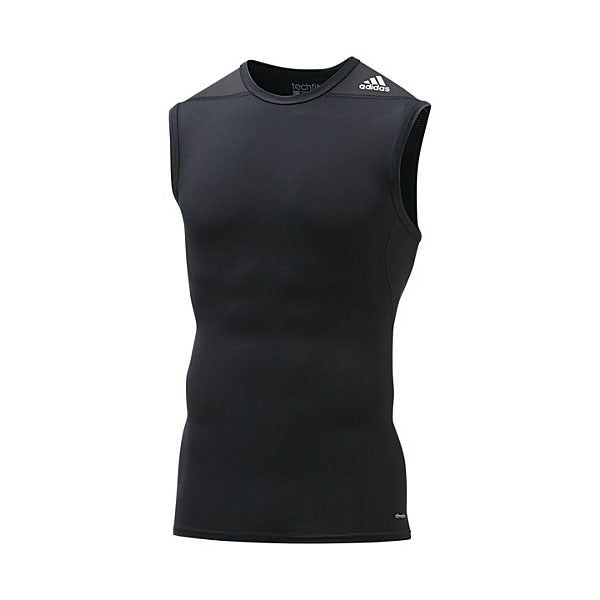 adidas Men's Techfit Base Sleeveless Tee Black