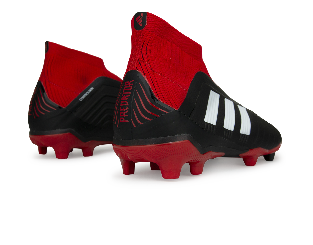 adidas Kids Predator 18+ FG Core Black/White
