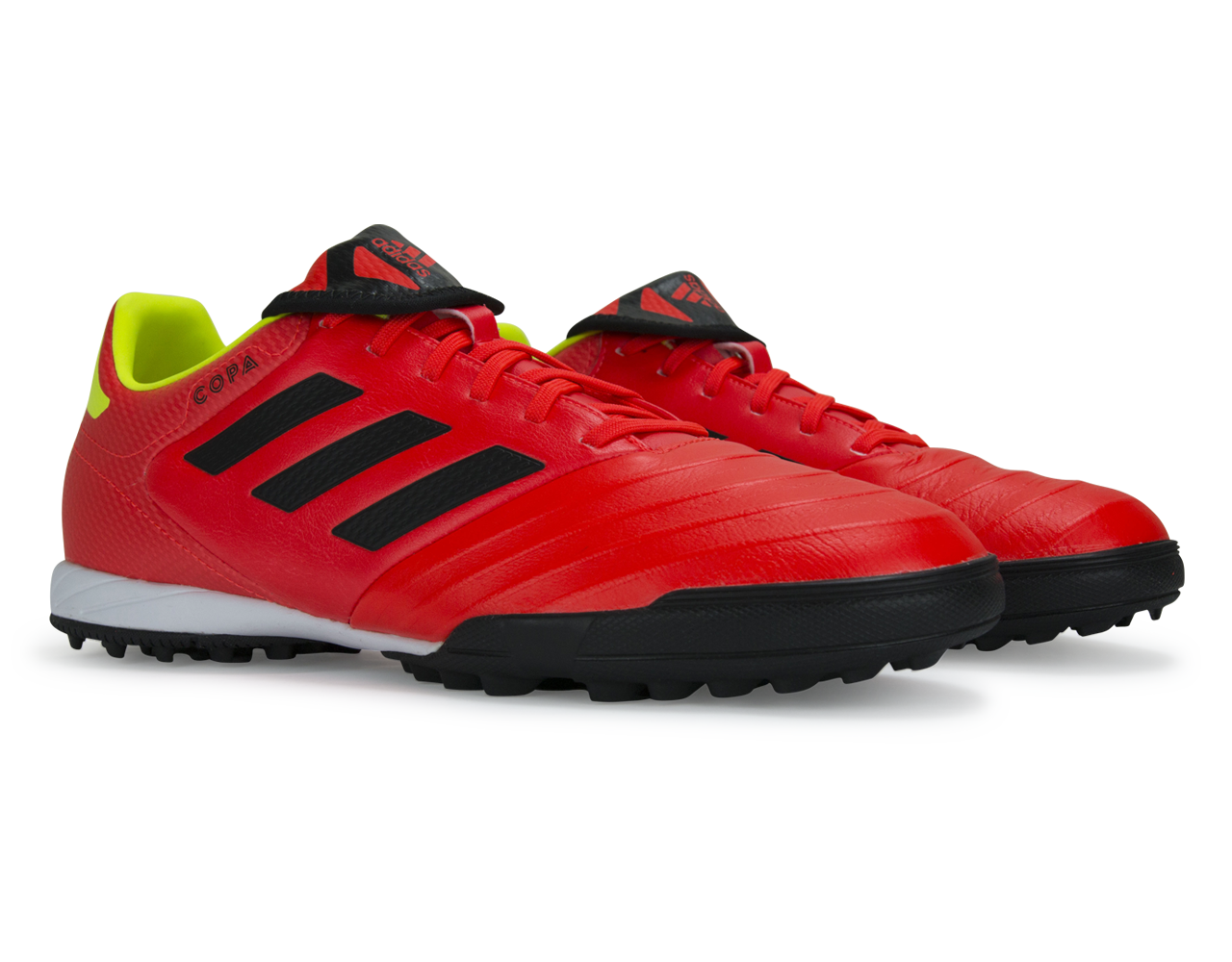 adidas Men's Copa 18.3 Turf Soccer Shoes Solar Red/Core Black