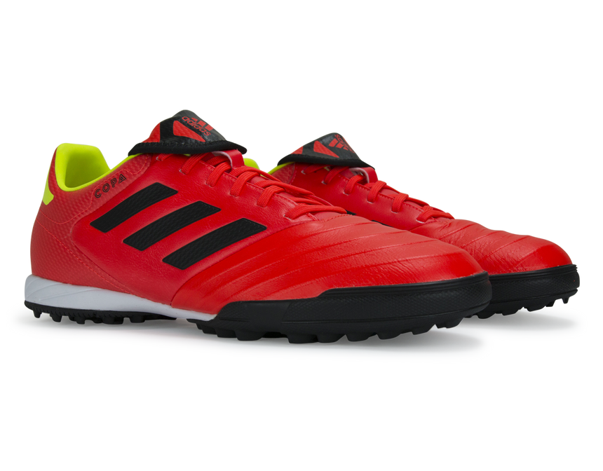 adidas Men's Copa 18.3 Turf Soccer Shoes Solar Red/Core Black