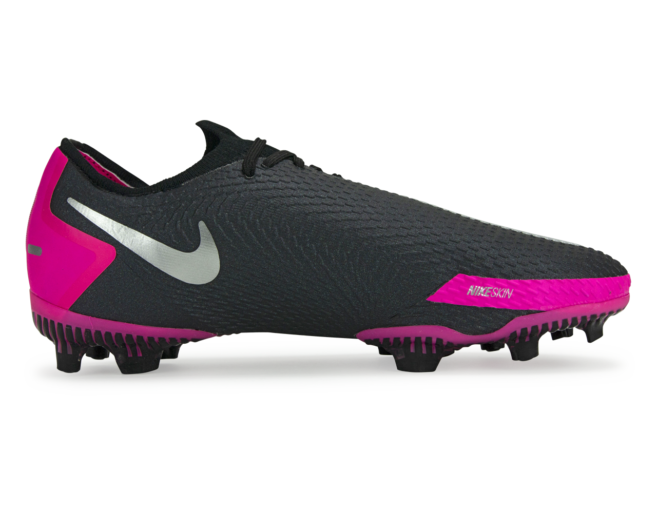 Nike Kids Phantom GT Pro FG Black/Metallic Silver